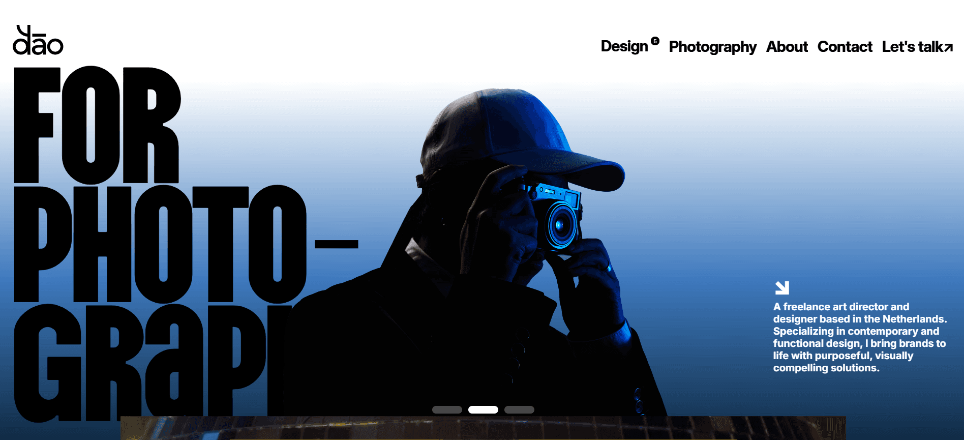 DAO for Design website screenshot